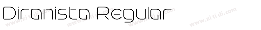 Diranista Regular字体转换 Diranista Regular字体转换
